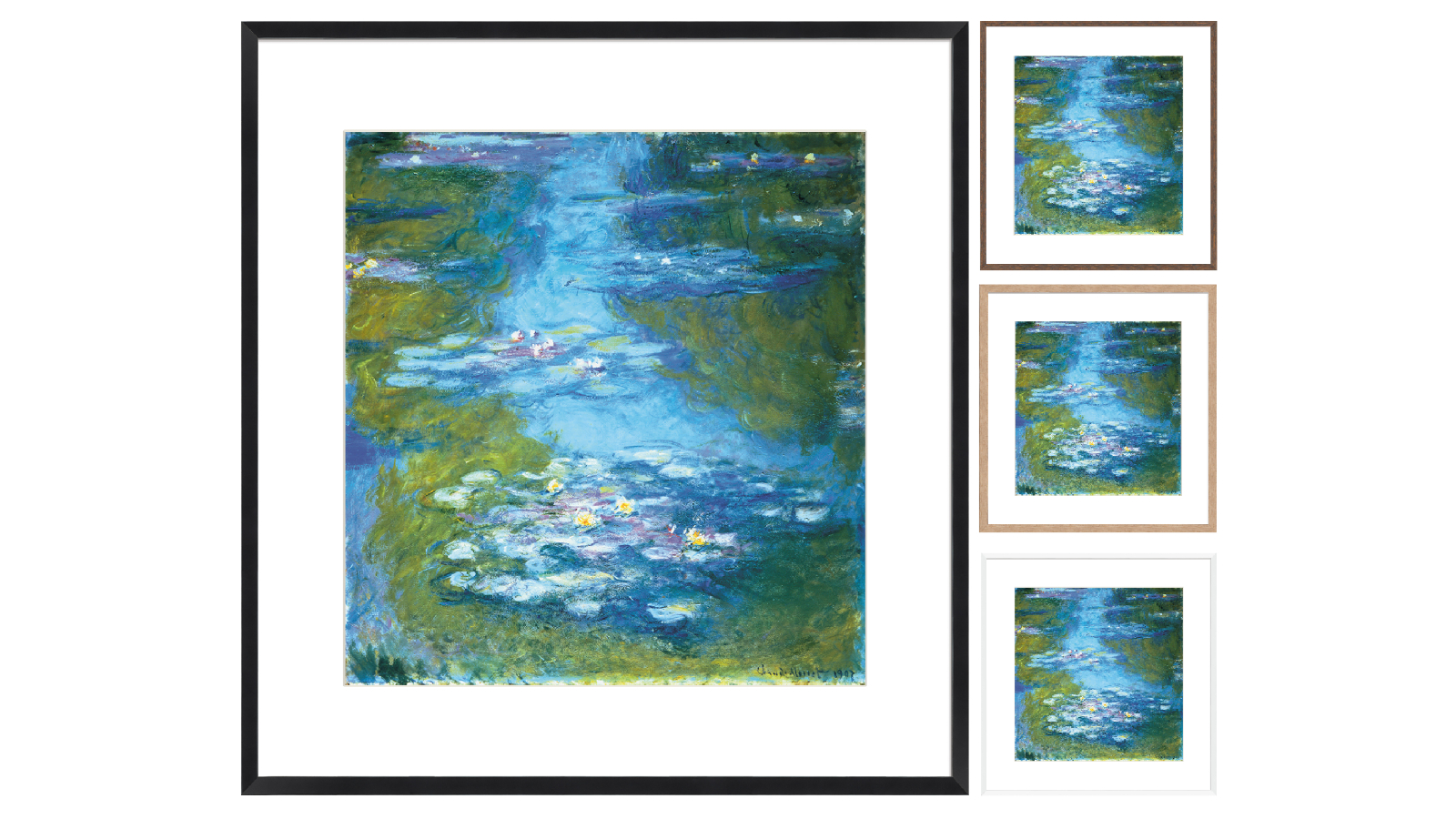 La Grolla Monet Nympheas Frame Wall Art