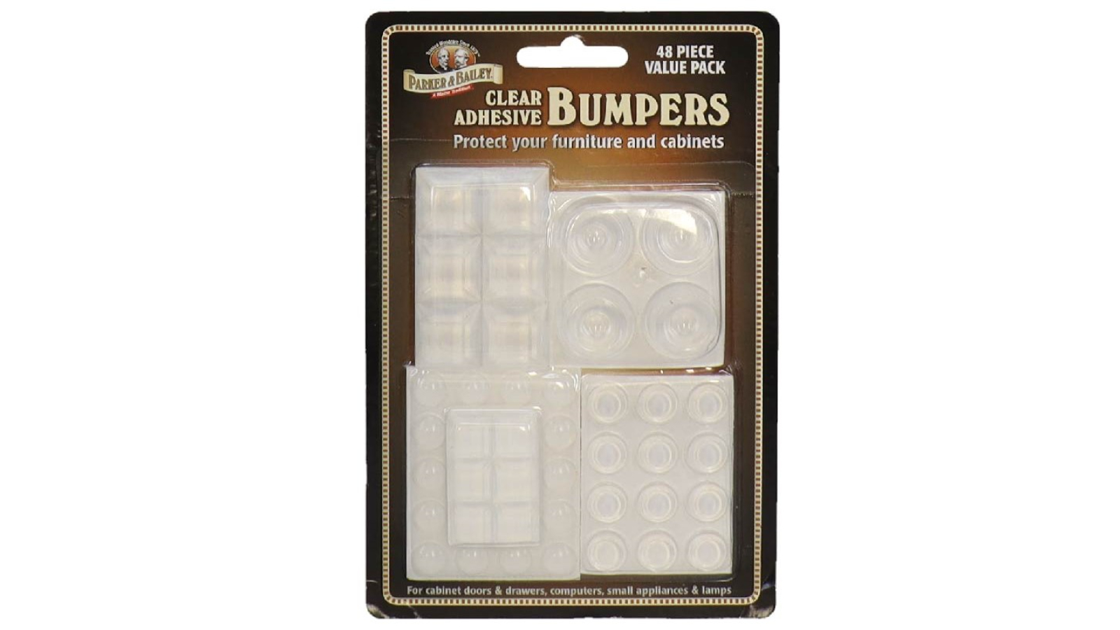 Parker & Bailey 48 Piece Adhesive Bumpers Assorted