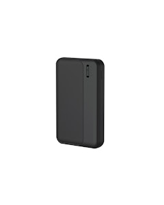 Laser 5000mAh Power Bank with Battery Level Indicator - Black