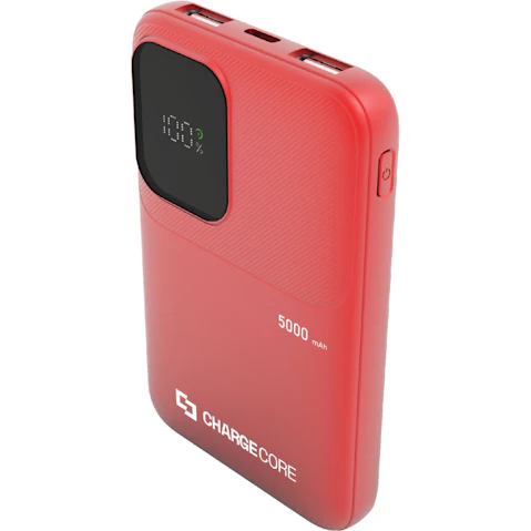 Laser ChargeCore SafeCharge Max 5000mAh Powerbank - Sunset Coral
