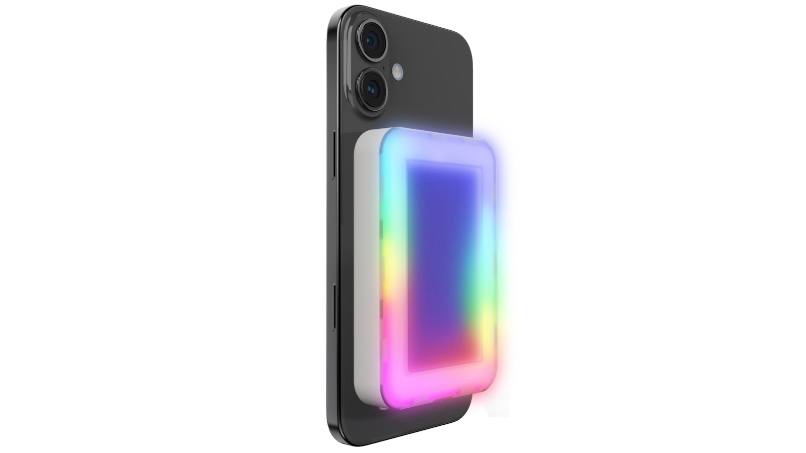 Laser ChargeCore 5000mAh Magnetic Powerbank with LED Light - White