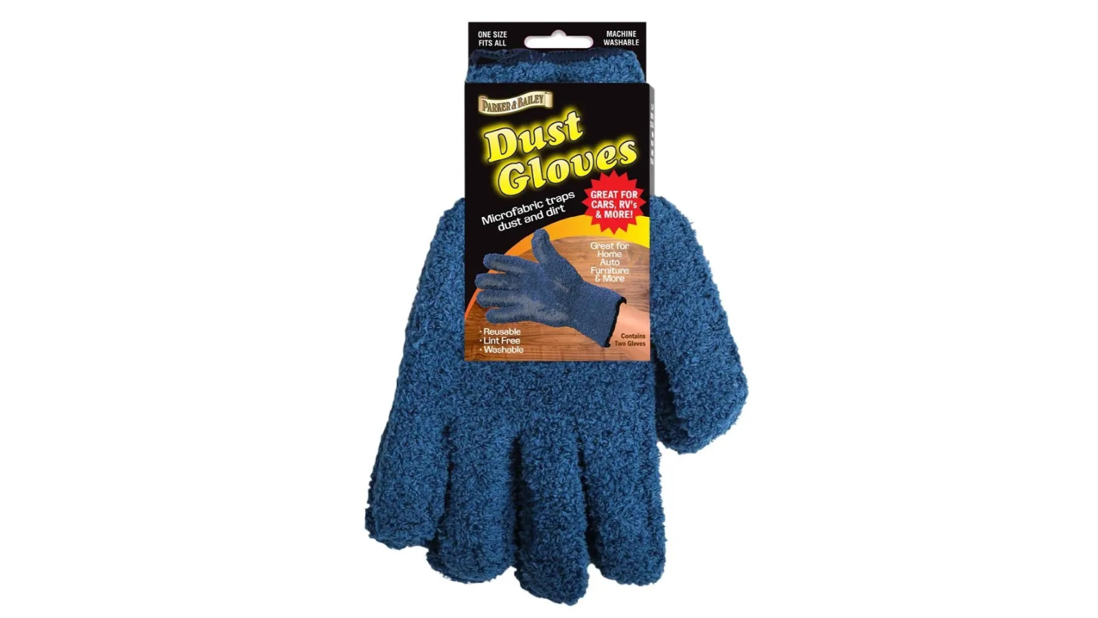 Parker and Bailey Set of 2 Microfibre Dusting Gloves