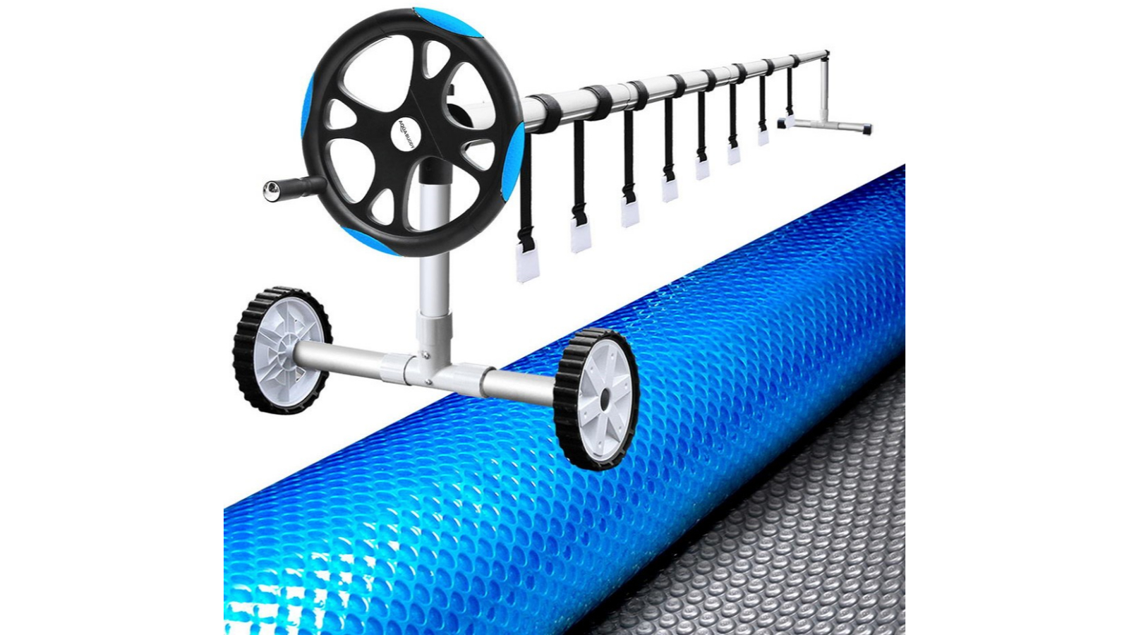 Aqua Buddy Solar Swimming Pool Cover Roller Blanket - 10.5 x 4.2 Metre