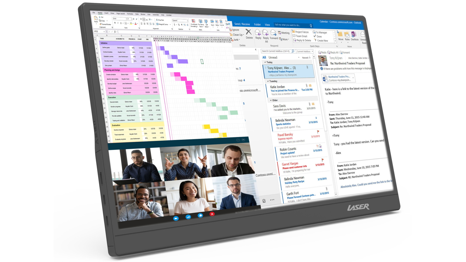 Laser 15.6-inch Full HD Portable Monitor