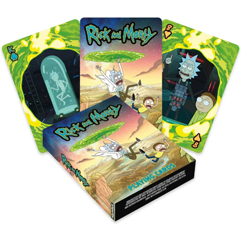 Aquarius Standard Deck Rick and Morty Gaming Card