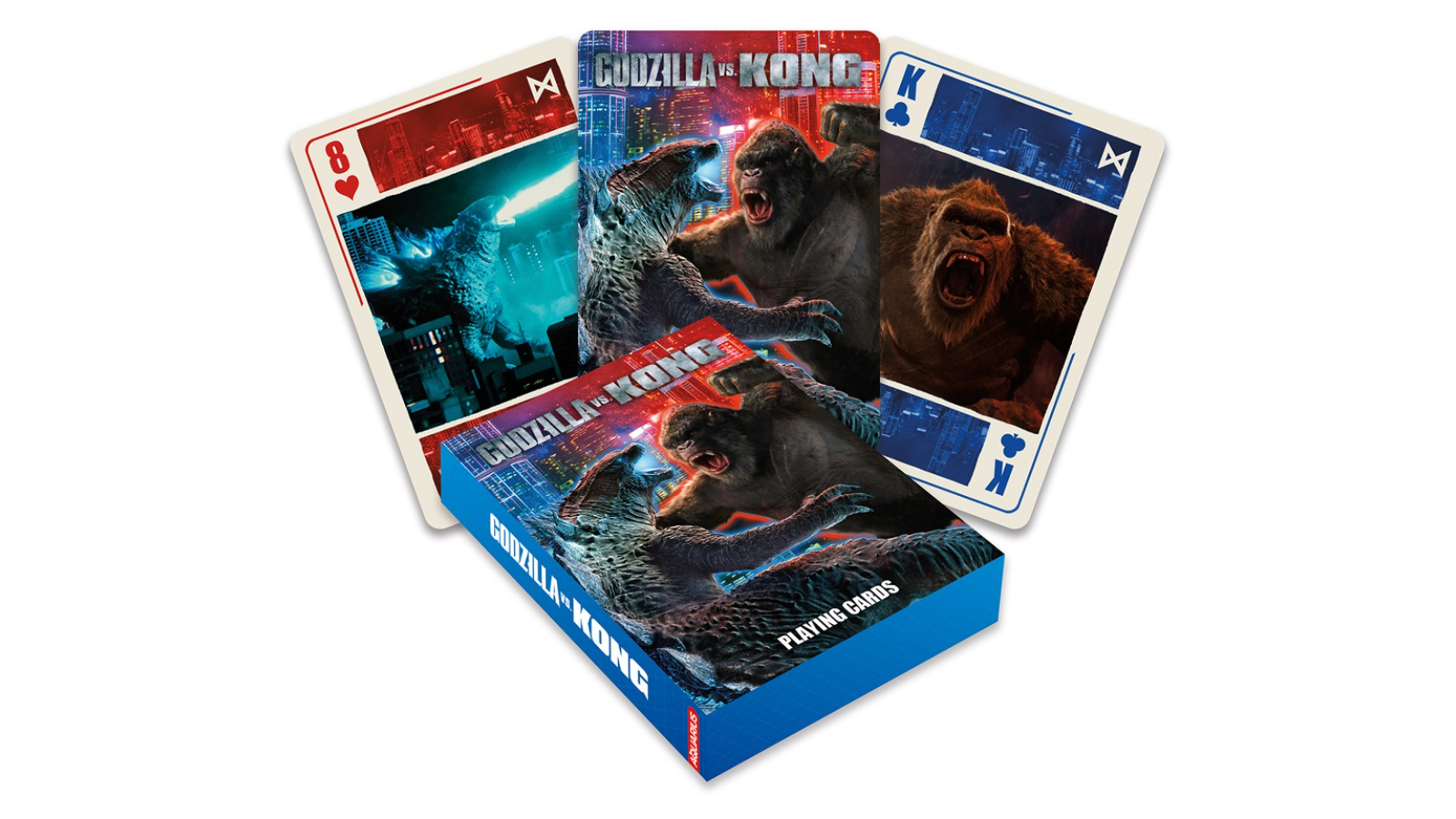 Aquarius Godzilla Standard Deck vs Kong Family Poker Gaming Card
