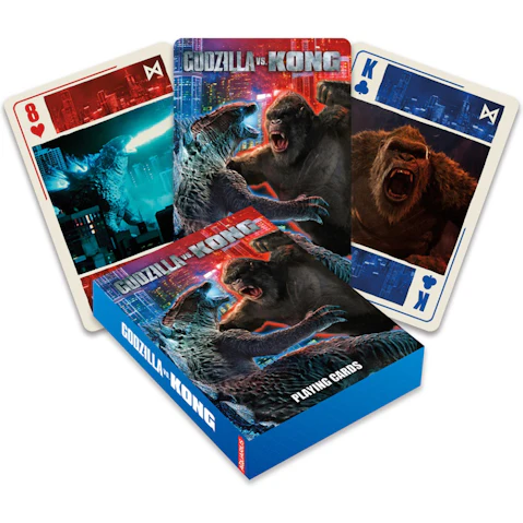Aquarius Godzilla Standard Deck vs Kong Family Poker Gaming Card
