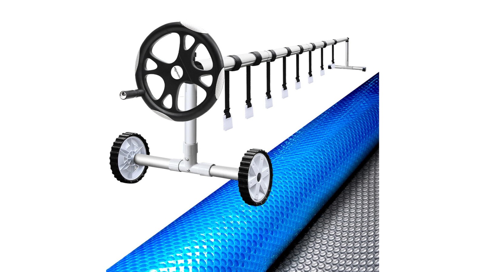 Aqua Buddy 500 Micron Pool Solar Cover with 5.5m Roller - 6.5 x 3m