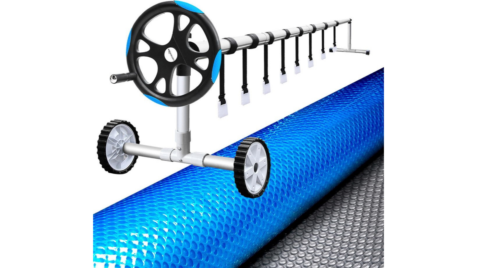 Aqua Buddy 500 Micron Solar Pool Cover Roller Blanket - 8 x 4.2 Metre