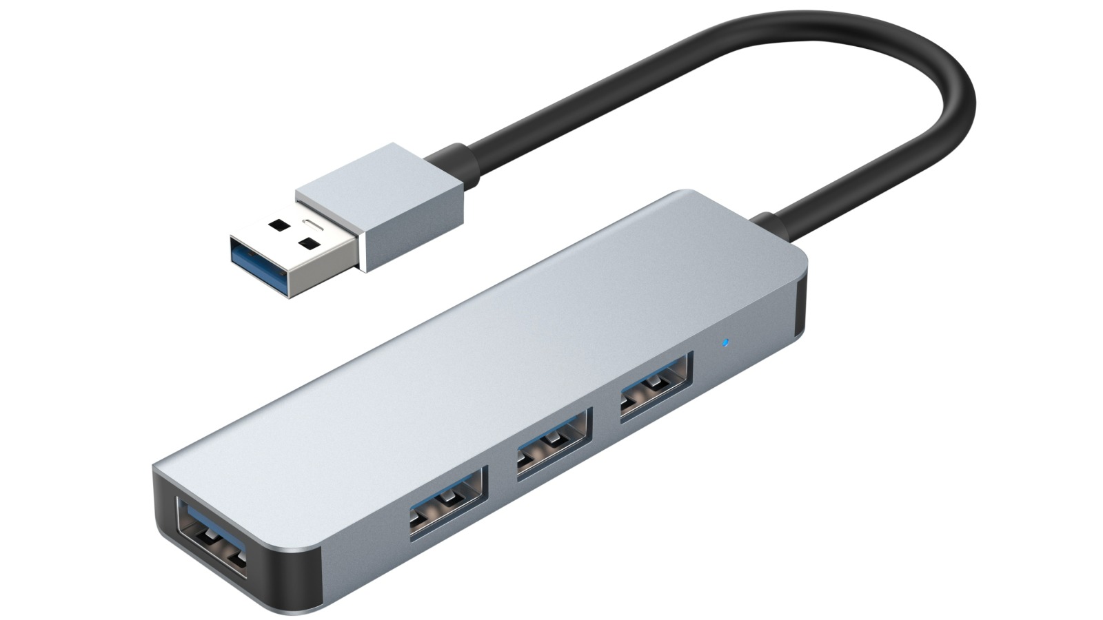 Laser USB-A to 4-Port USB-A Hub