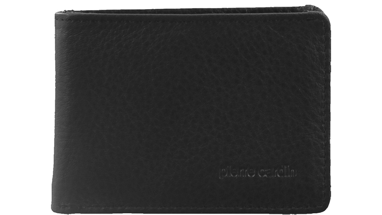 Pierre Cardin RFID Italian Leather Mens Wallet - Black