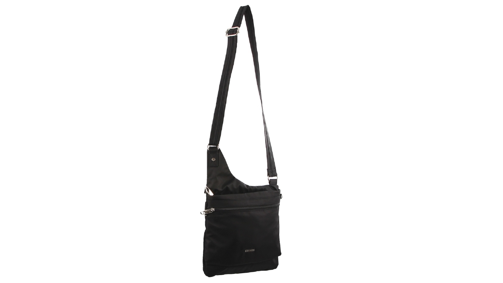 Pierre Cardin RFID Slash-Proof Cross Body Bag - Black