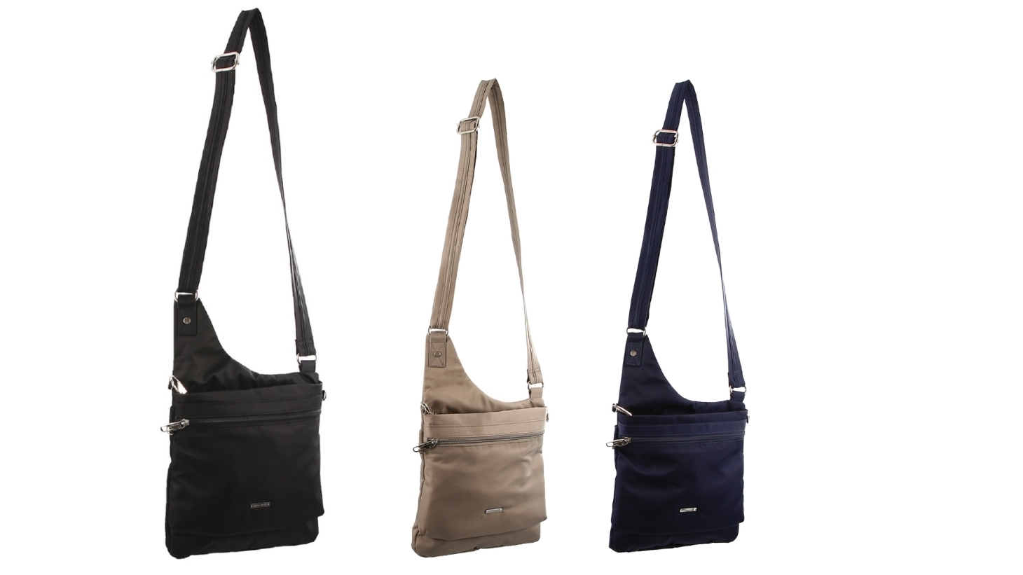 Pierre Cardin RFID Slash-Proof Cross Body Bag