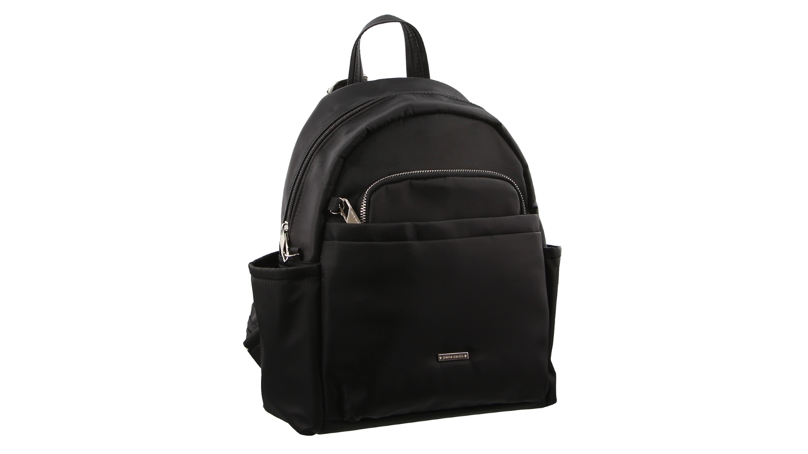 Pierre Cardin RFID Slash-Proof Nylon Backpack - Black