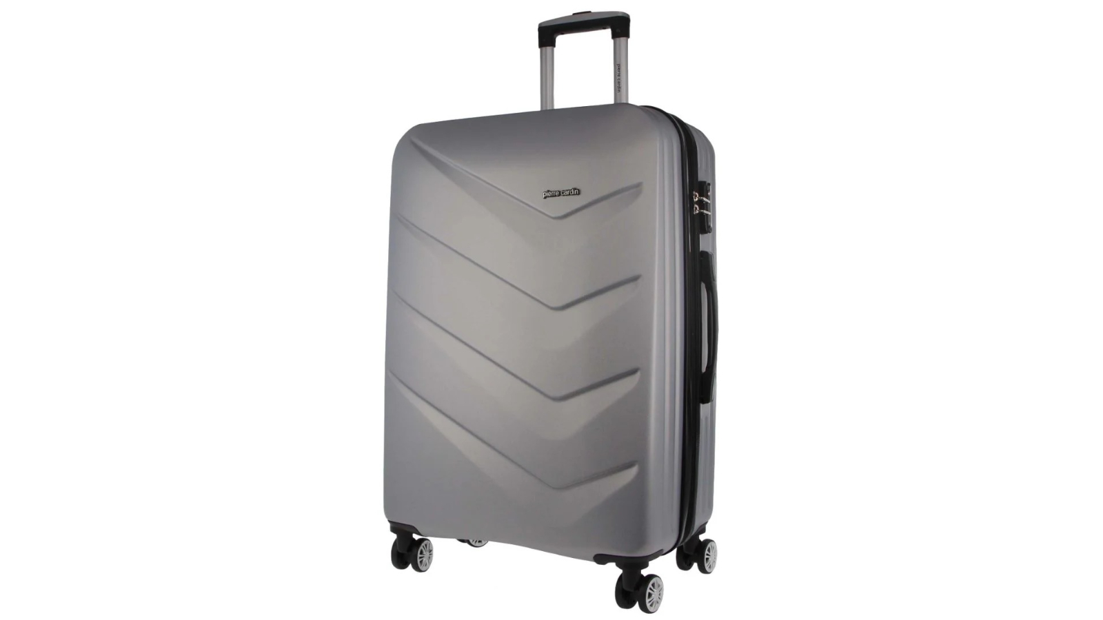 Pierre Cardin 54cm Cabin Hard Shell Case - Silver