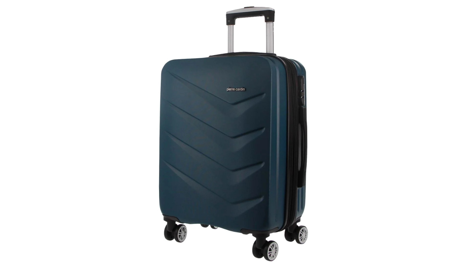 Pierre Cardin Hard Shell 54cm Cabin Suitcase - Teal