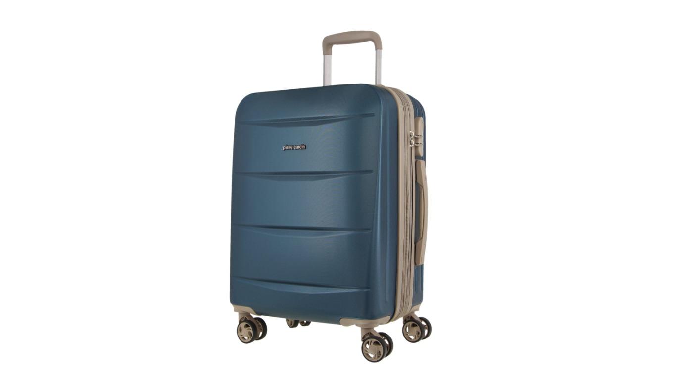 Pierre Cardin 54cm Cabin Hard Shell Case - Blue