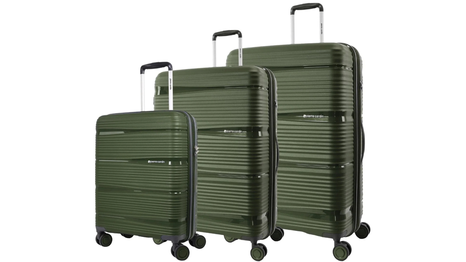 Pierre Cardin Normandy Hard-Shell 3-Piece Set - Green