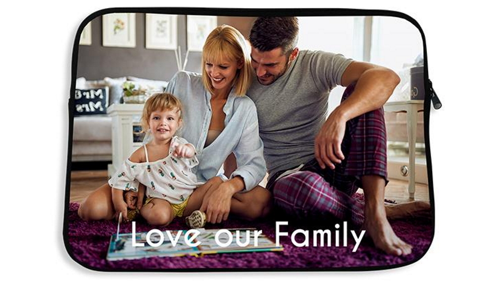 Personalised Photo Laptop Sleeve - Large