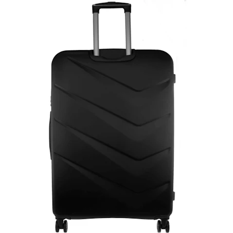 Pierre Cardin Hard Shell Checked Set - Black
