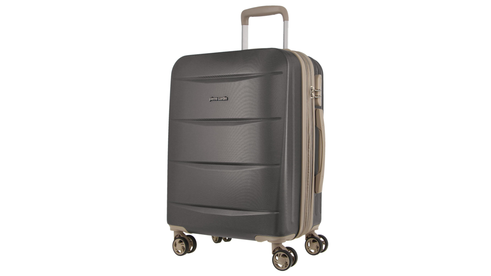 Pierre Cardin Hard Shell 54cm Cabin Suitcase - Graphite