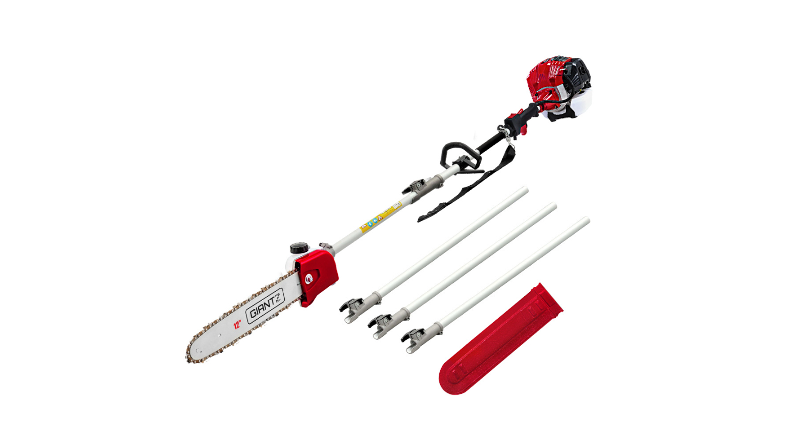 Giantz 65CC Petrol Pole Chainsaw and Brush Cutter