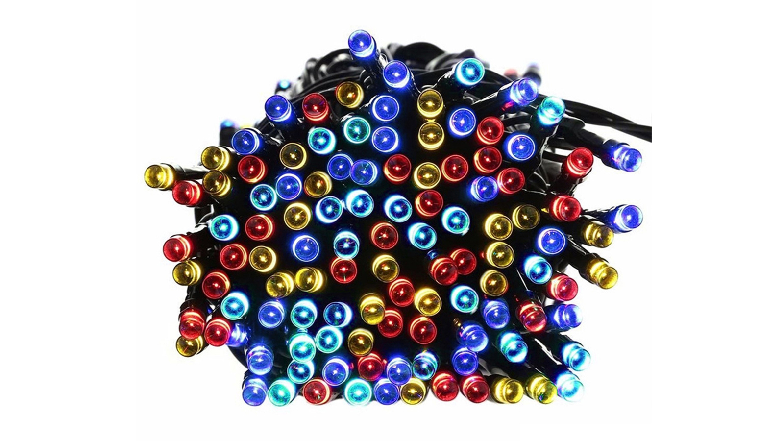 Emitto Multi-Coloured Solar Powered 400 LED String Fairy Light - 42metre