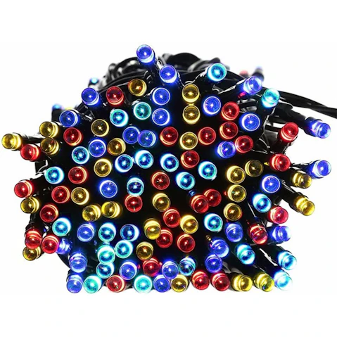 Emitto Multi-Coloured Solar Powered 400 LED String Fairy Light - 42metre