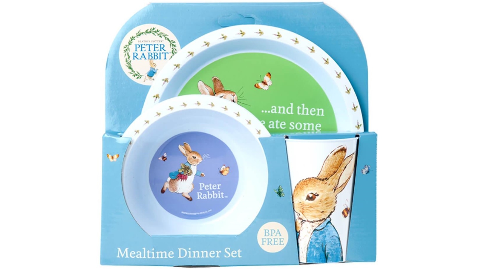Potter Peter Rabbit 3 Piece Dinner Set