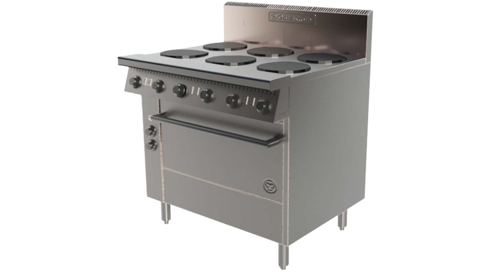 Goldstein PE6S28 6 Piece 2Kw Solid Plate Electric Oven
