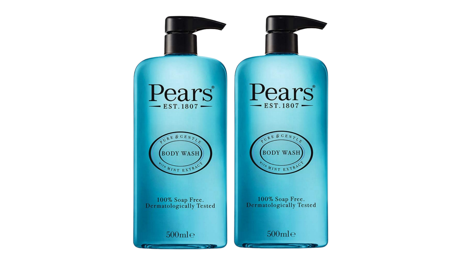 Pears 2 Piece Body Wash for Glowing Skin with Mint Extract - 500ml