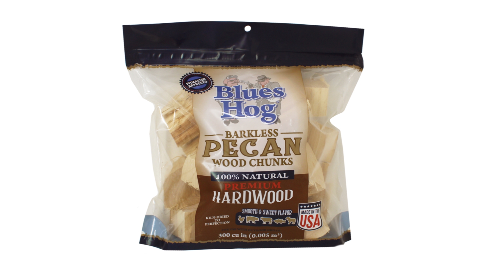 Blues Hog Barkless Pecan Wood Chunks