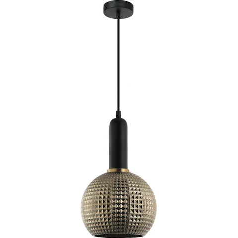 Pelota Modern Segmented Wine Glass Interior Pendant Light - Chrome