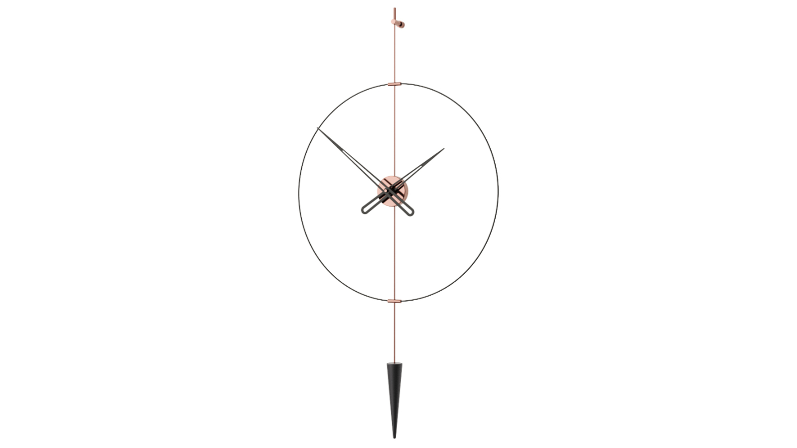Mclocks 60 Pendulum Plus Wall Clock - Rose Gold