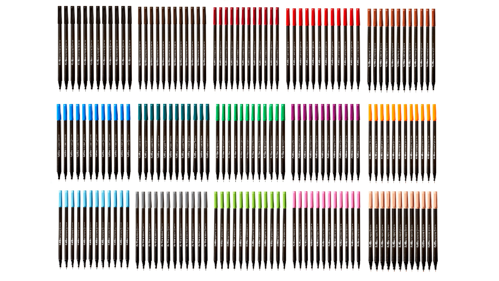 Artline Box of 12 Supreme 0.04cm Fineliner Pen
