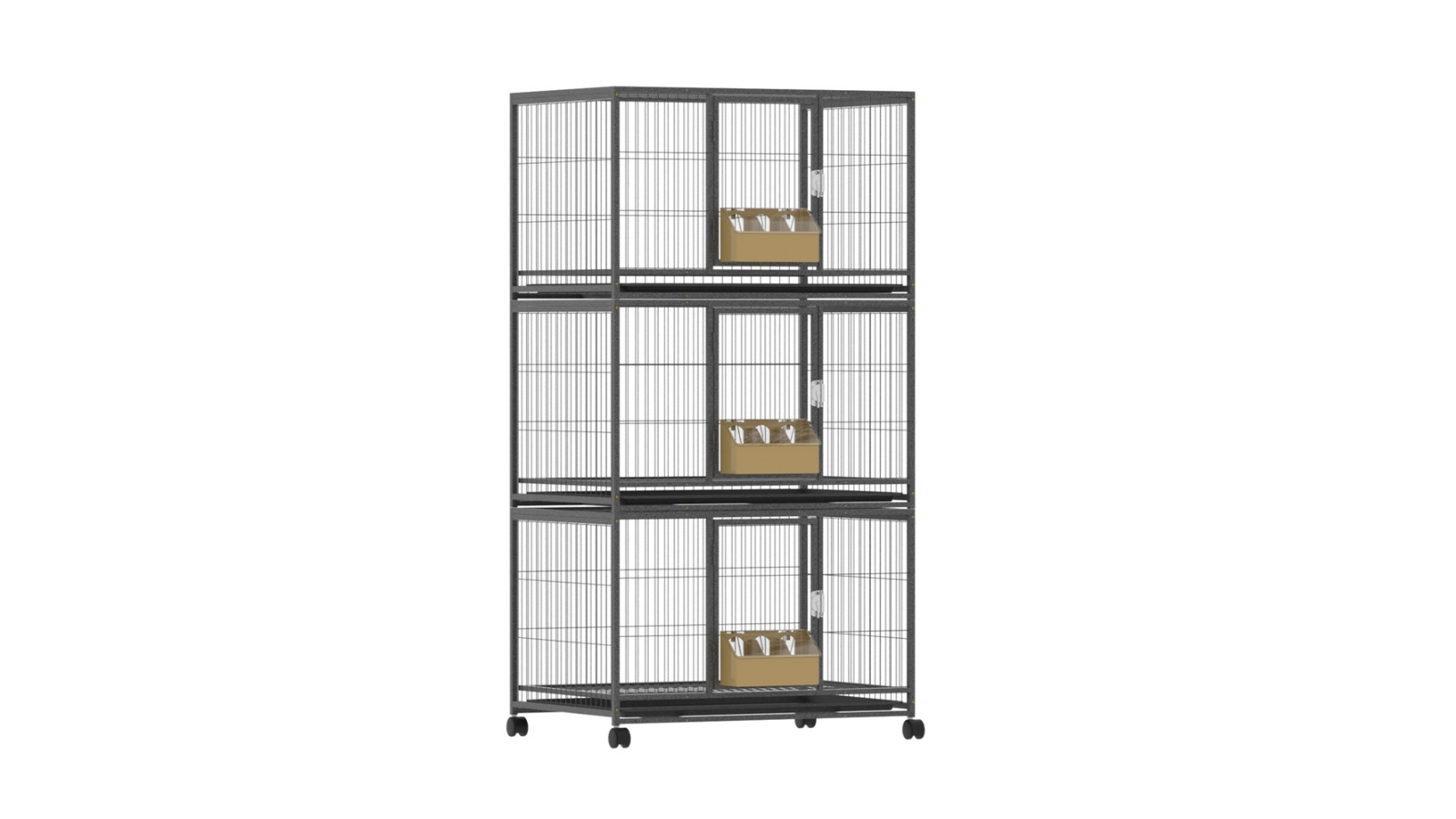 i.Pet Large Bird Cage Aviary Stand Wheels