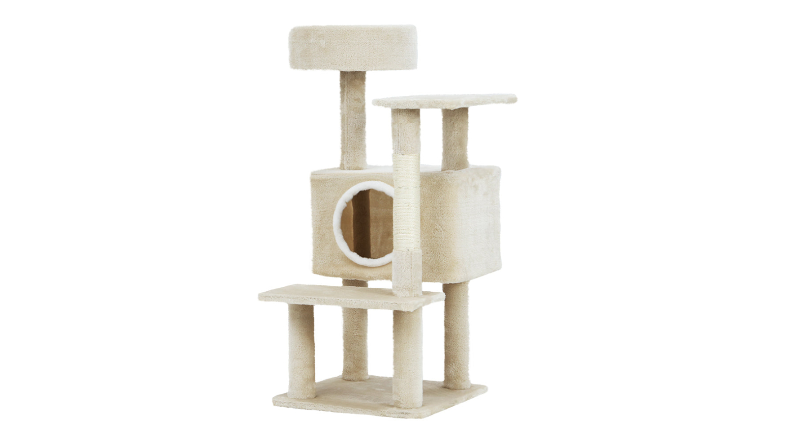 i.Pet Beige Cat Tree Tower Post Condo House - 90cm