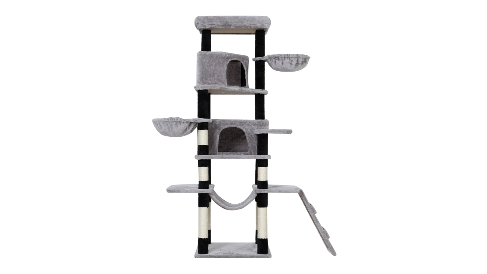 i.Pet Light Grey Cat Tree Tower Post Condo House - 161cm