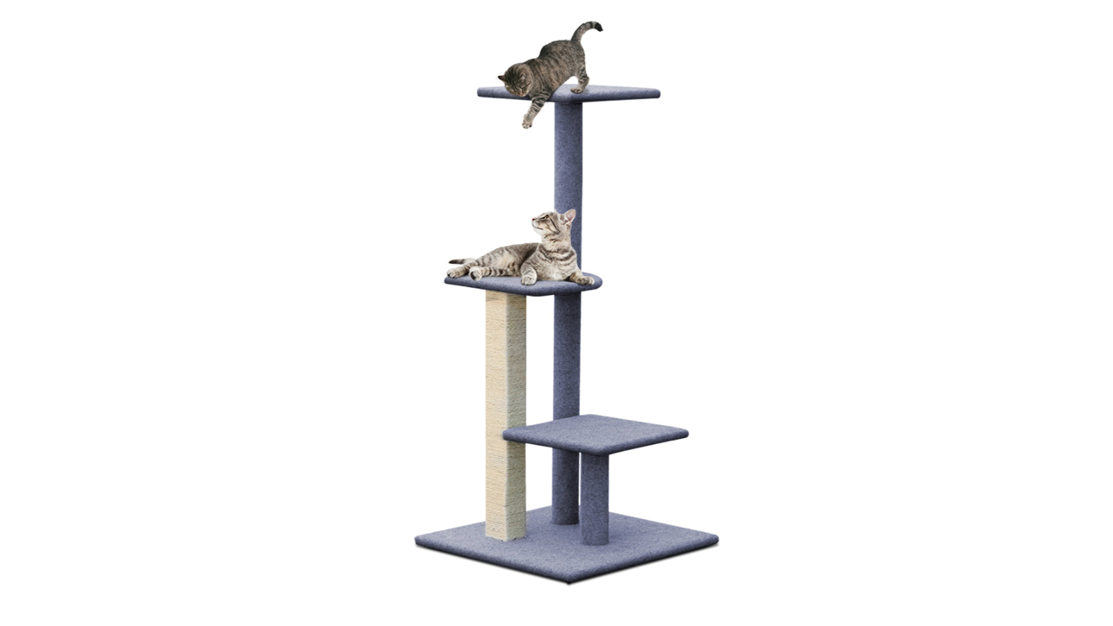 i.Pet Cat Tree Tower Scratching Post Tower Wood Board - 124cm