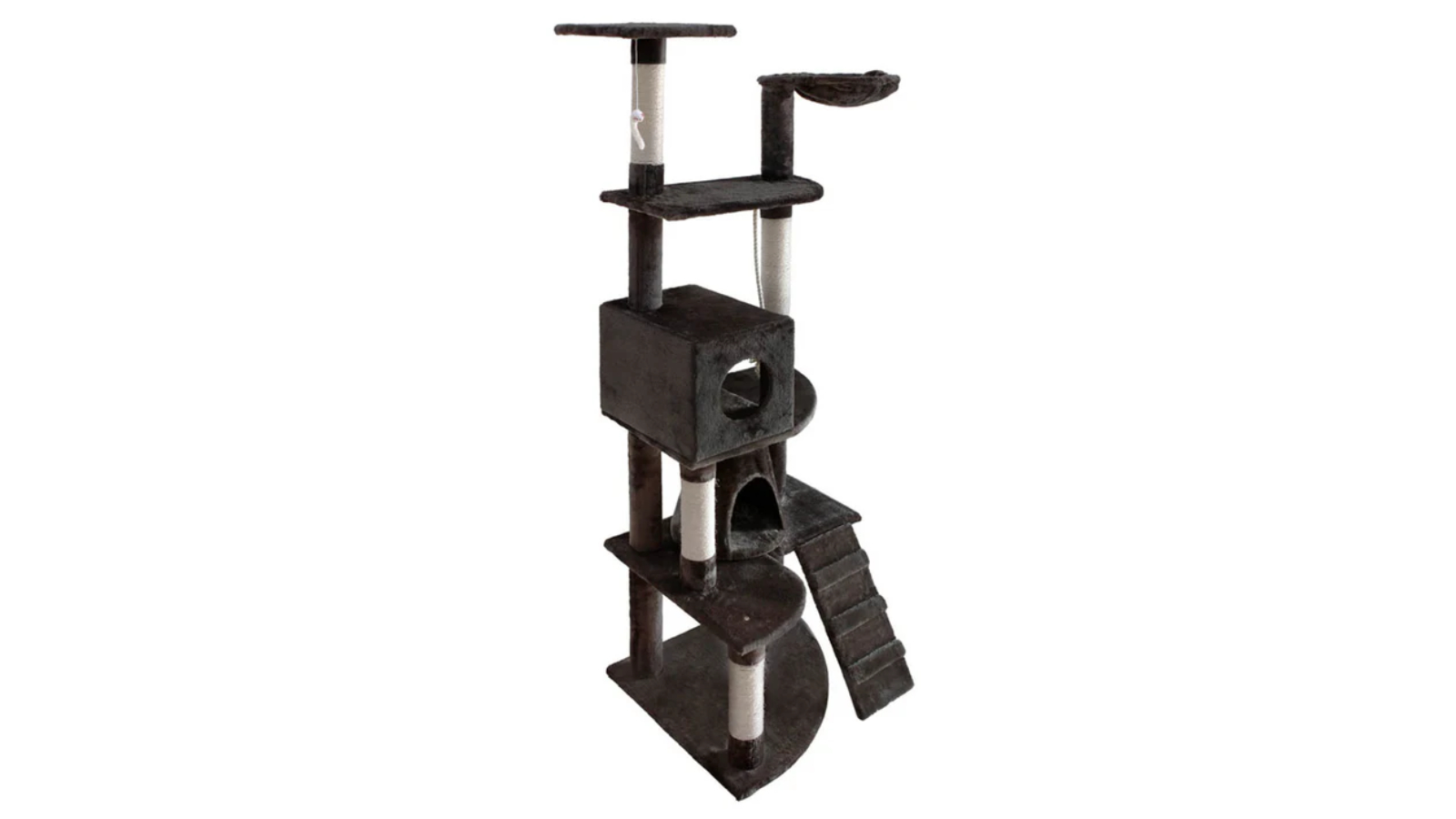 i.Pet Dark Grey Cat Tree Tower Post Condo House - 193cm