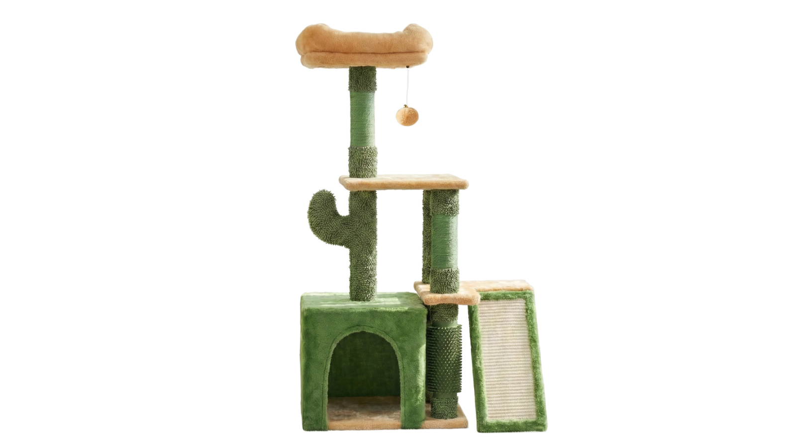 i.Pet 101cm Cat Tree Tower Scratching Post Furniture - Green