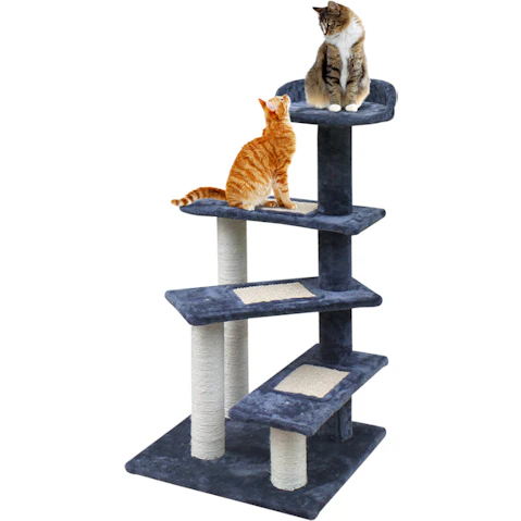i.Pet 100cm Multi Level Cat Tree - Grey
