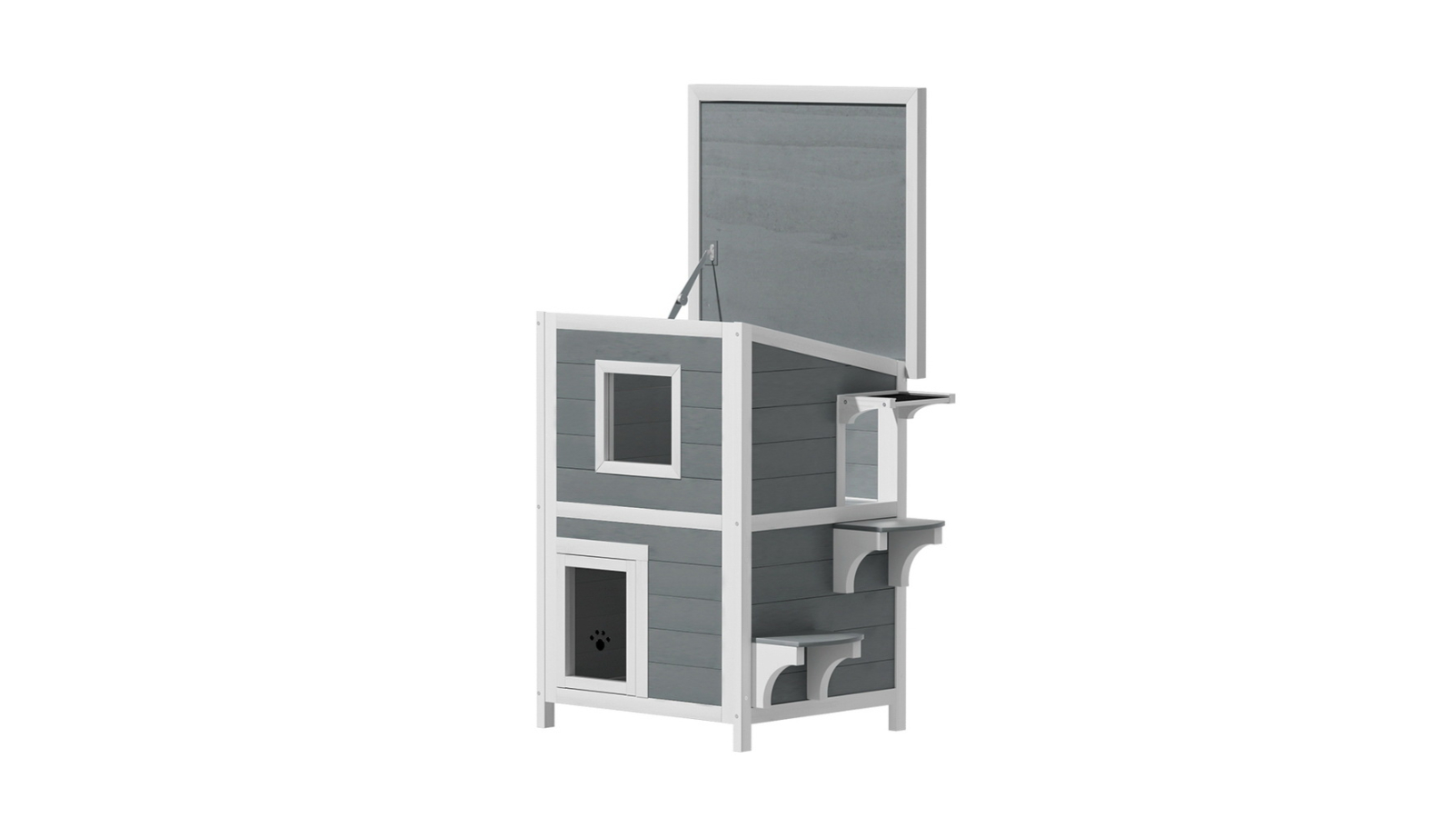 i.Pet Small Wooden Outdoor Pet Shelter - 56 x 52 x 82cm