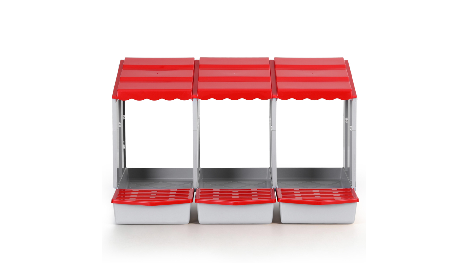 i.Pet Chicken 3-Hole Roll Away Poultry Laying Egg Nesting Box