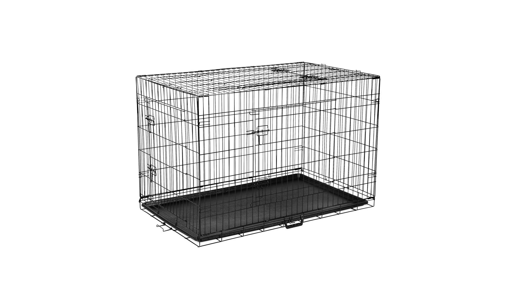 i.Pet 42inch Pet Cage - Black