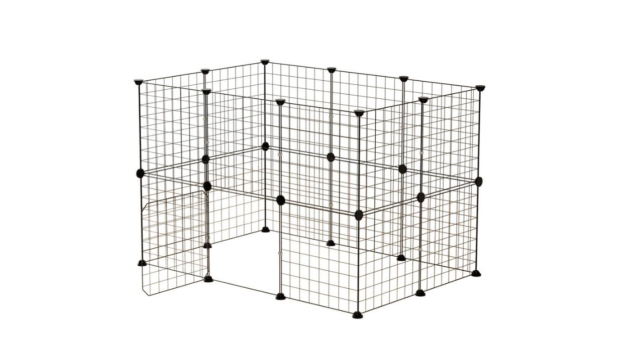 i.Pet 20-Panel Foldable Metal Dog Playpen Cage