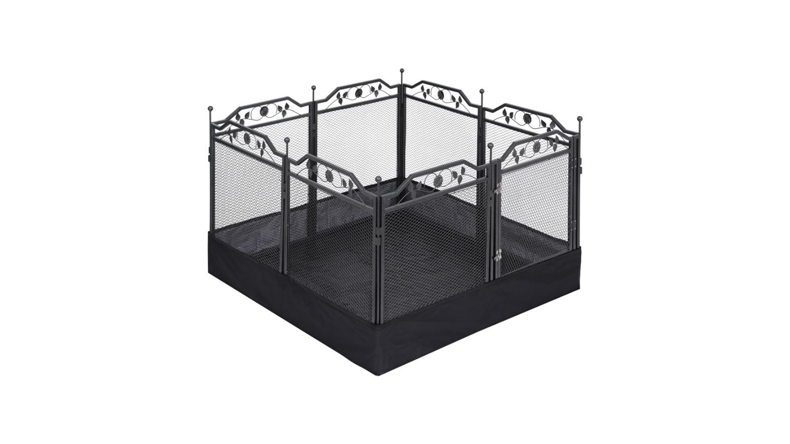 i.Pet Dog Heavy-Duty Enclosure Multi-Configuration Playpen - Black
