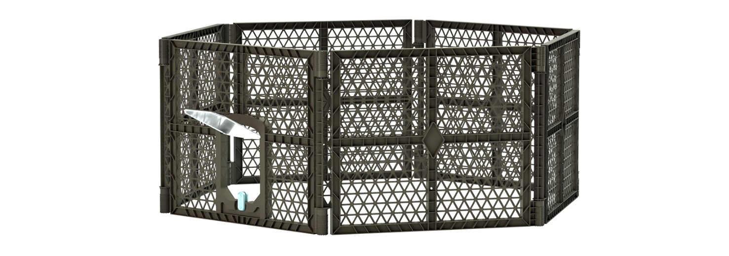 i.Pet 6 Panel Plastic Enclosure Playpen Fence Pet Dog Cage Harvey Norman