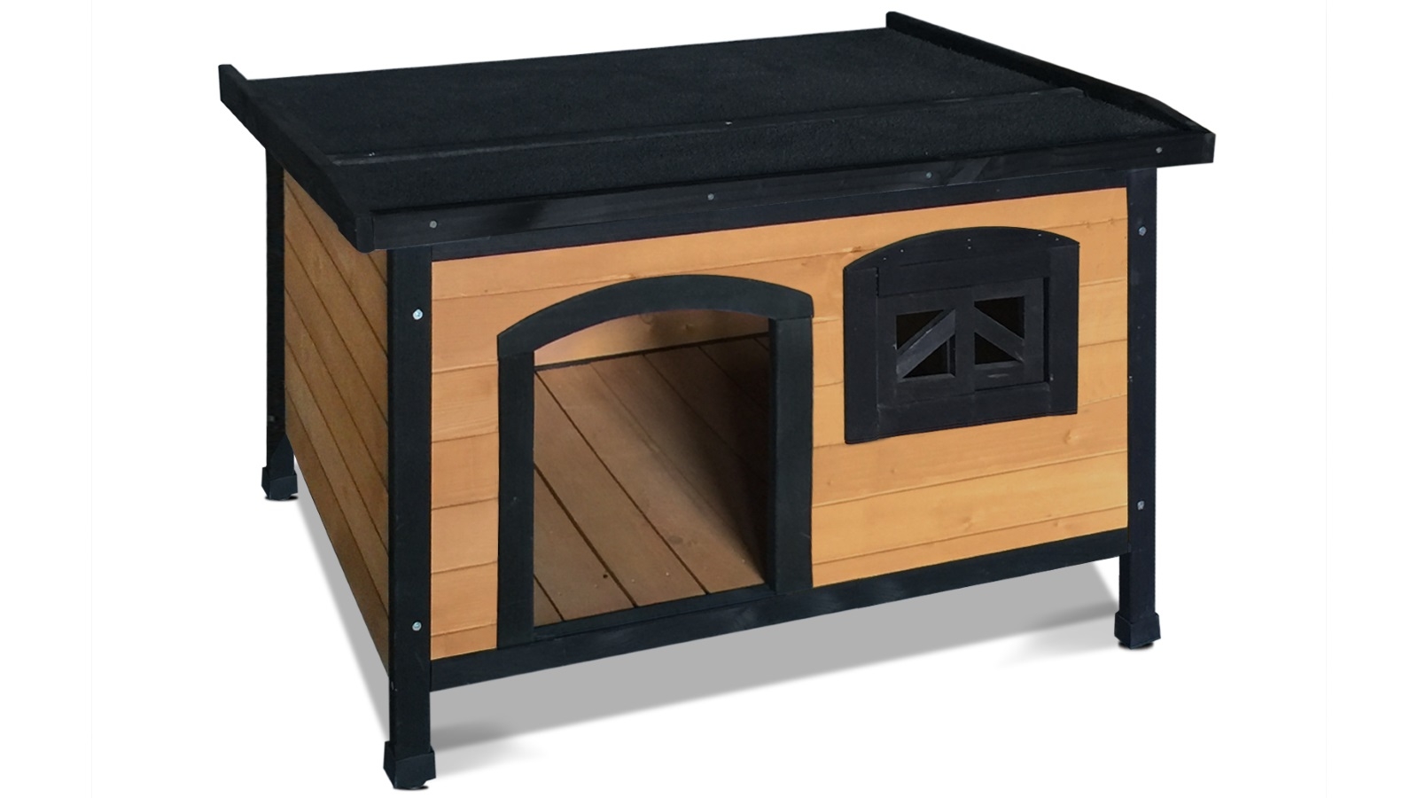 i.Pet Medium Wooden Pet Kennel