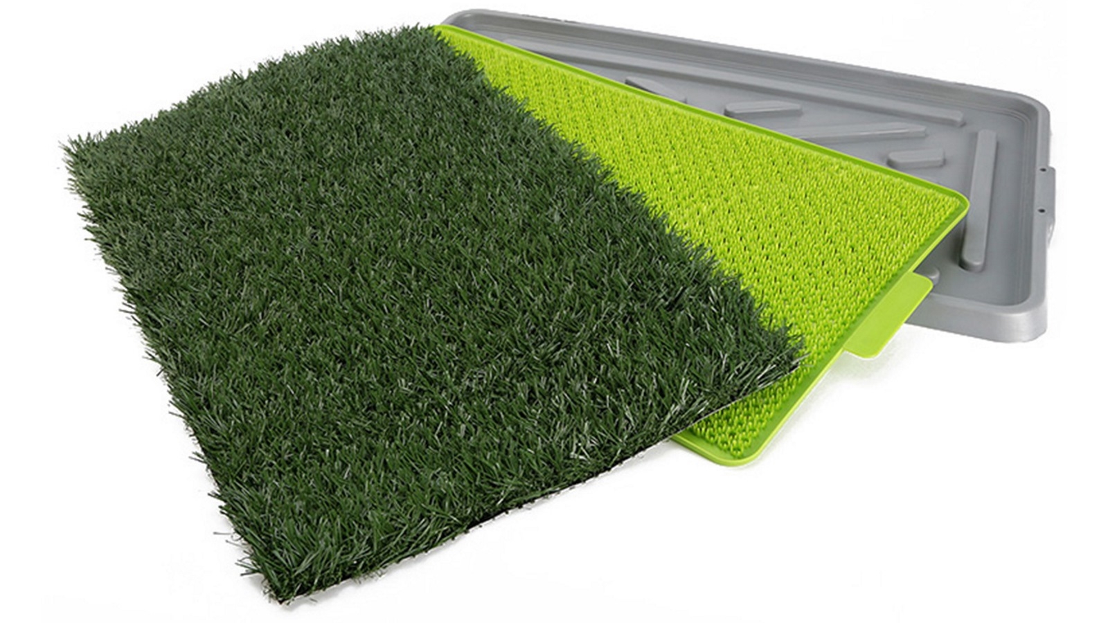 Paw Mate Pet Dog Potty Tray with 1 Grass Mat - 69cmx43cm